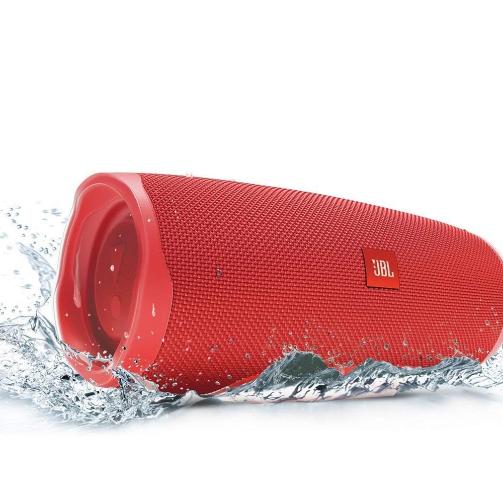 JBL Flip 4 Red Portable Bluetooth Speaker (Waterproof)
